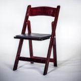 Chair, Mohagony Wood Folding