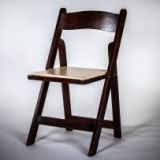 Chair, Walnut Wood Folding