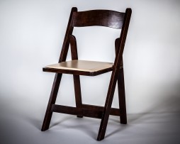 Chair, Wood Folding Walnut